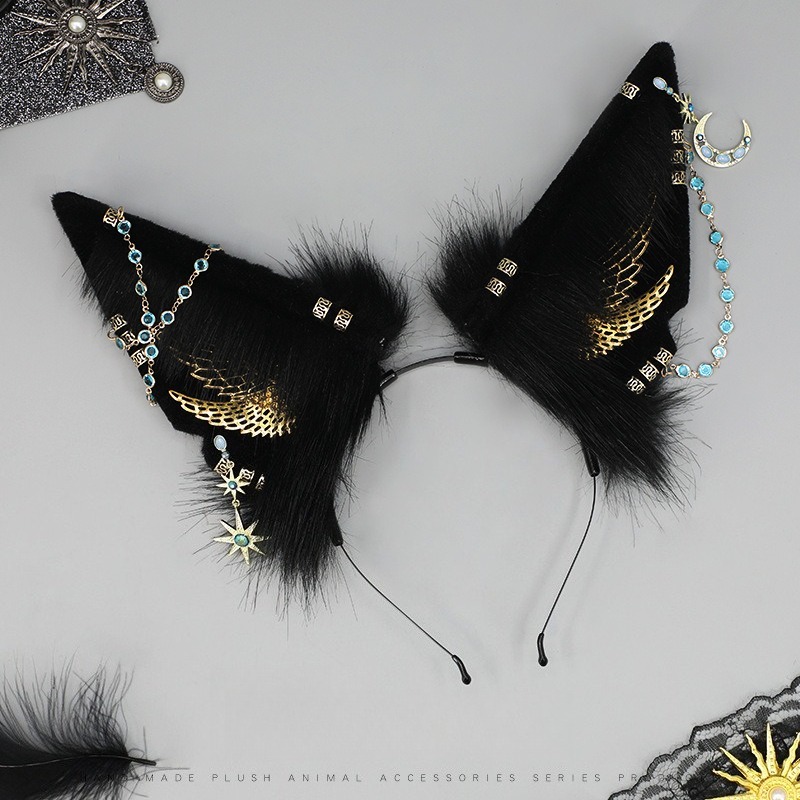 Wolf Jewelry & Watches Tampa - Anime Cosplay Headband Cartoon Wolf Ears