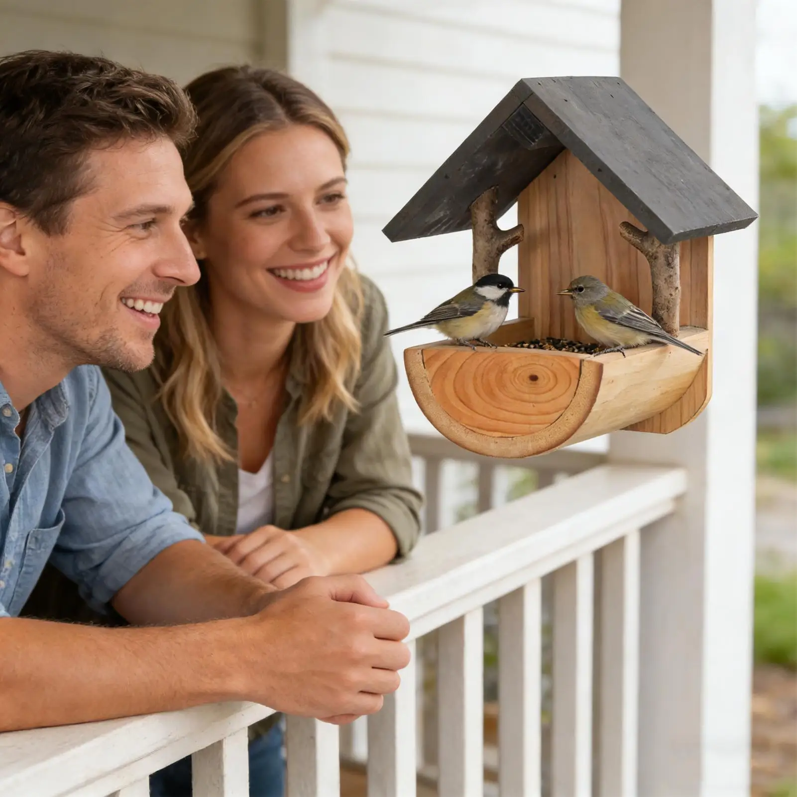 Wall Mount Wooden bird feeder  - Watches & Jewelry Repair Center Photos recension och pris