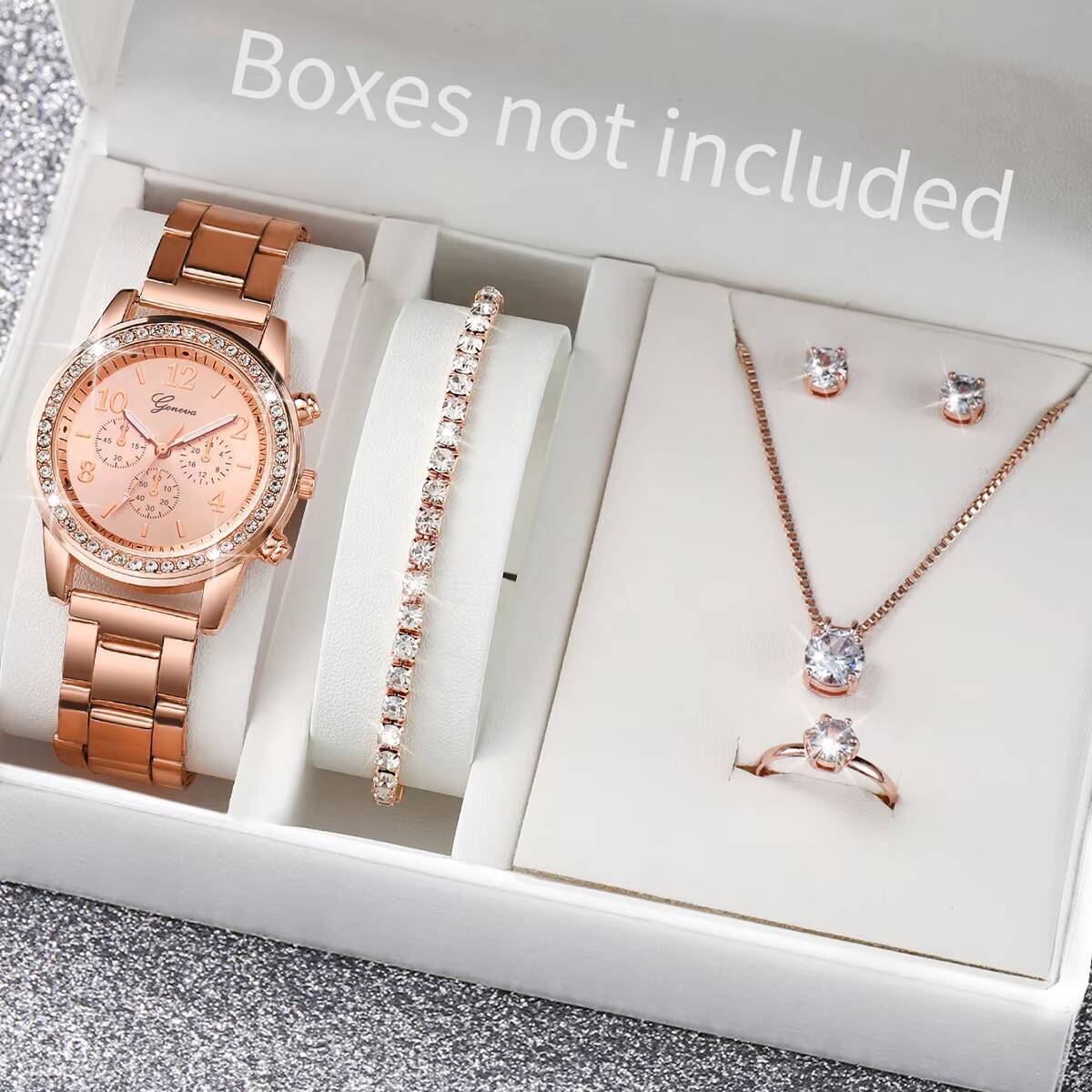 6PCS/Set Fashion Rhinestone Wo - Jewels On Watches recension och pris