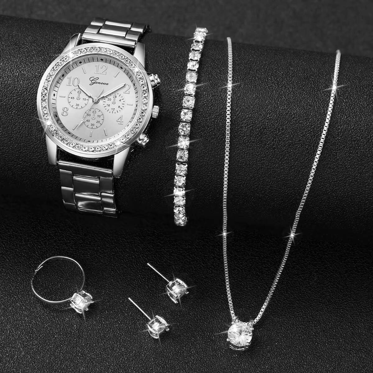 6PCS/Set Fashion Rhinestone Wo - Jewels On Watches recension och pris