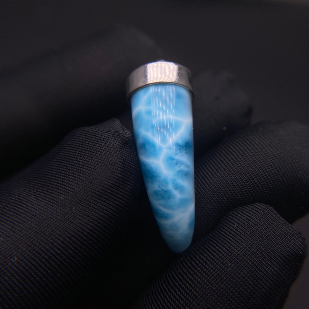Trendy Natural Blue Larimar Pe - Wolf Jewelry & Watches Tampa recension och pris