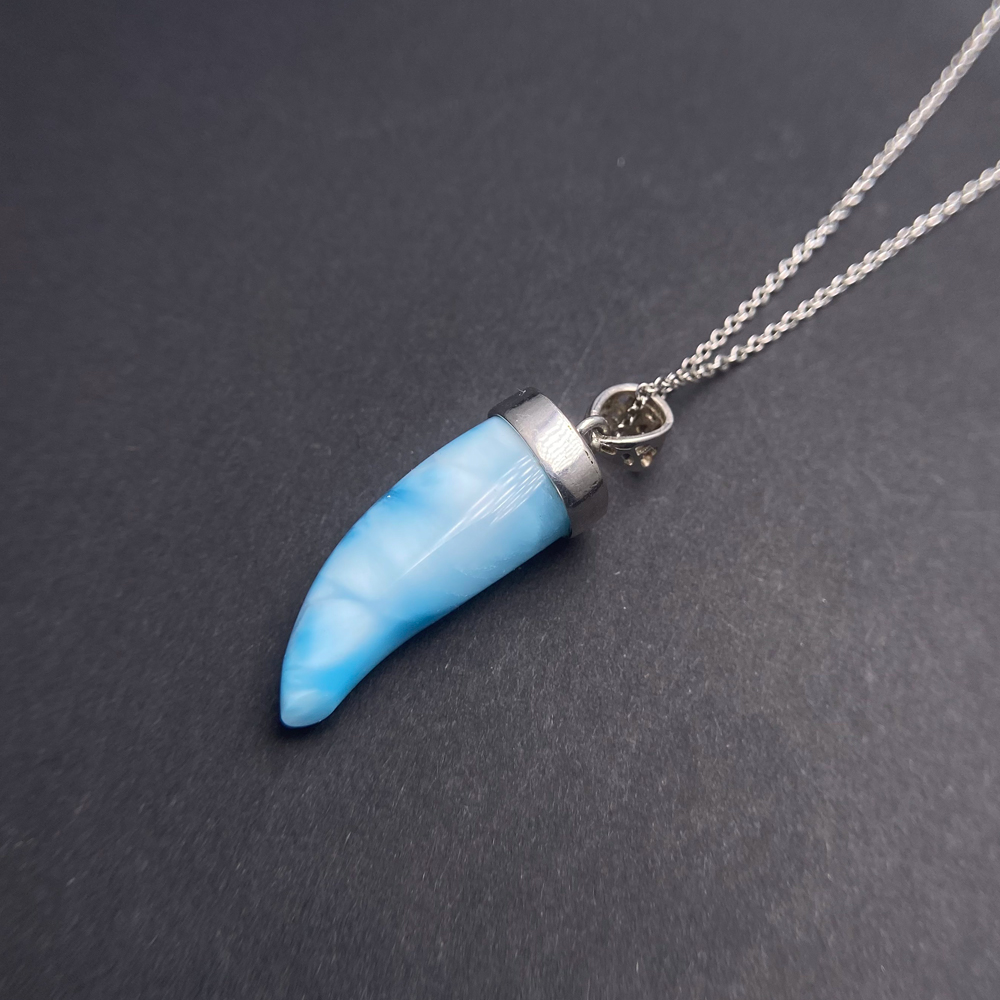 Trendy Natural Blue Larimar Pe - Wolf Jewelry & Watches Tampa recension och pris