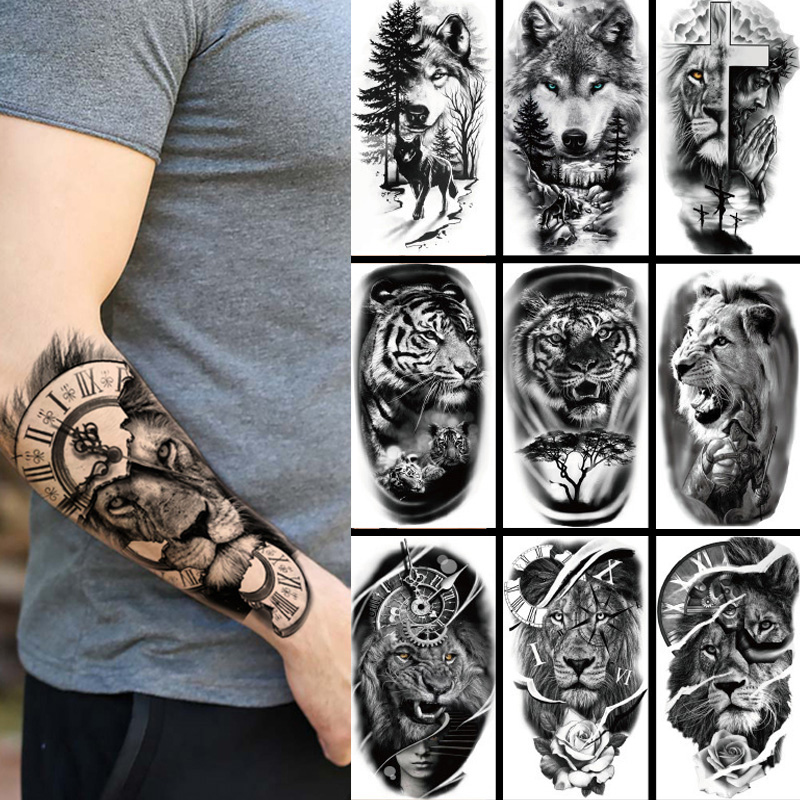 Waterproof Temporary Tattoo St - Wolf Jewelry & Watches Tampa recension och pris