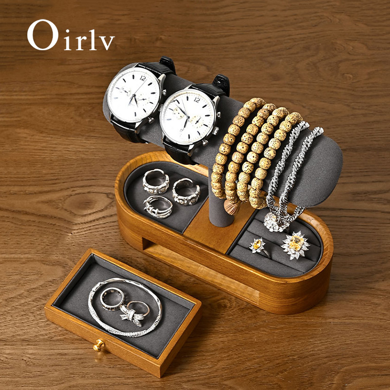 Oirlv Solid Wood Watch Organiz - Jewels On Watches recension och pris