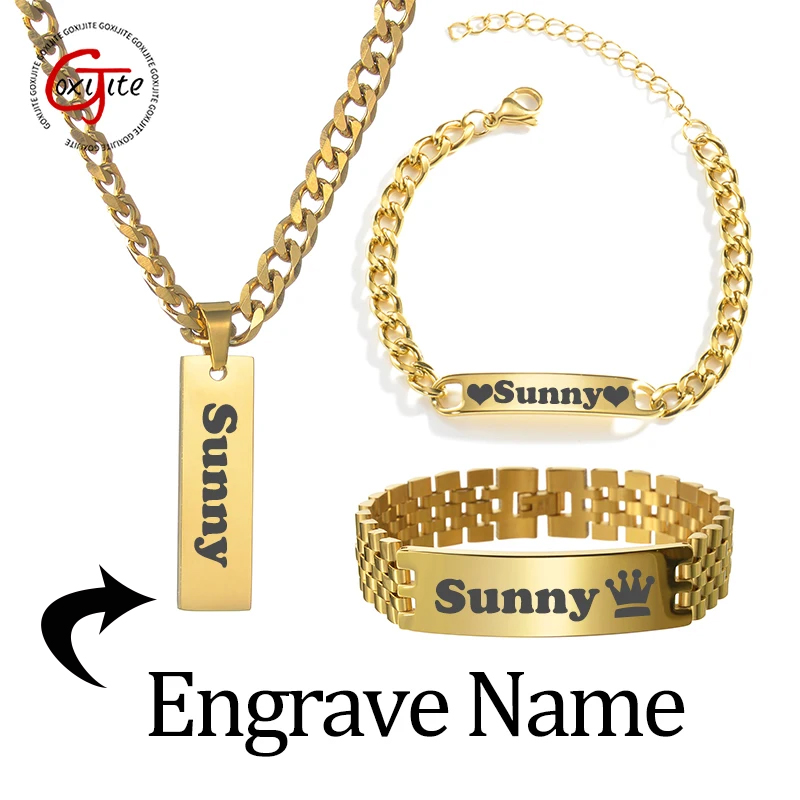 Goxijite Custom Engraved Name  - Engraved Name Necklace recension och pris