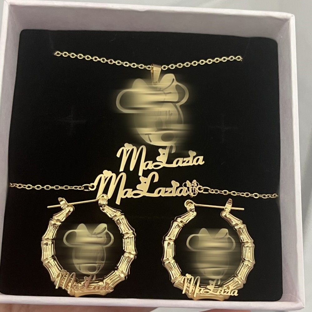 DUOYING Custom Character Jewel - Engraved Name Necklace recension och pris