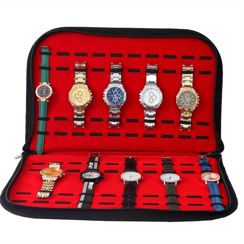 20 Slots Watch Storage Bag Con - Jewelry Box Organizer Watches recension och pris