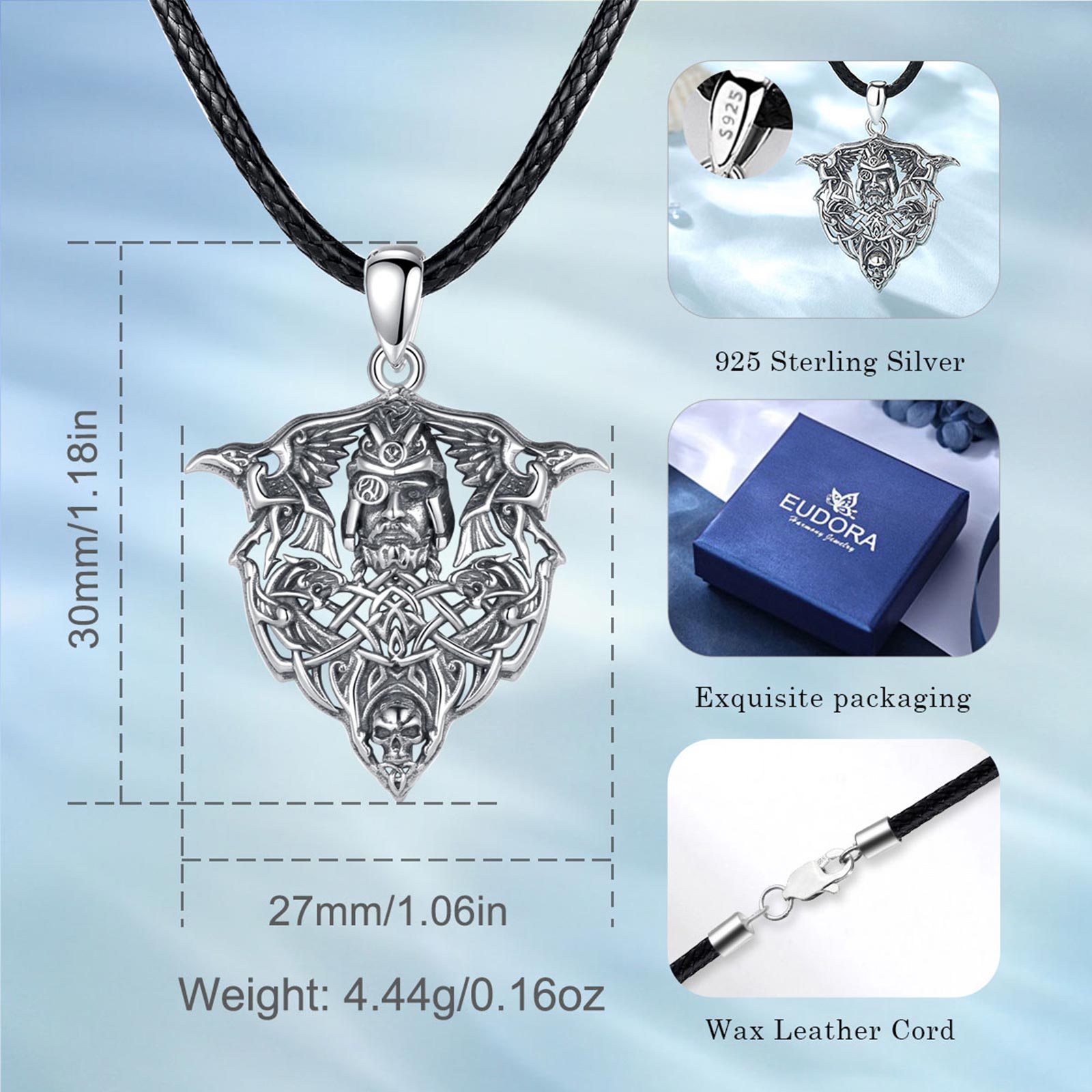 Eudora 925 Sterling Silver Vik - Wolf Jewelry & Watches Tampa recension och pris