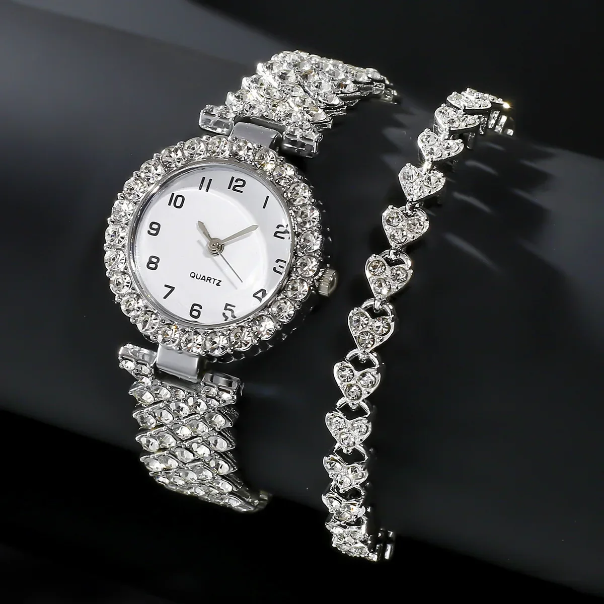 1pcs/2pcs Luxury Fashion Women - Jewels On Watches recension och pris