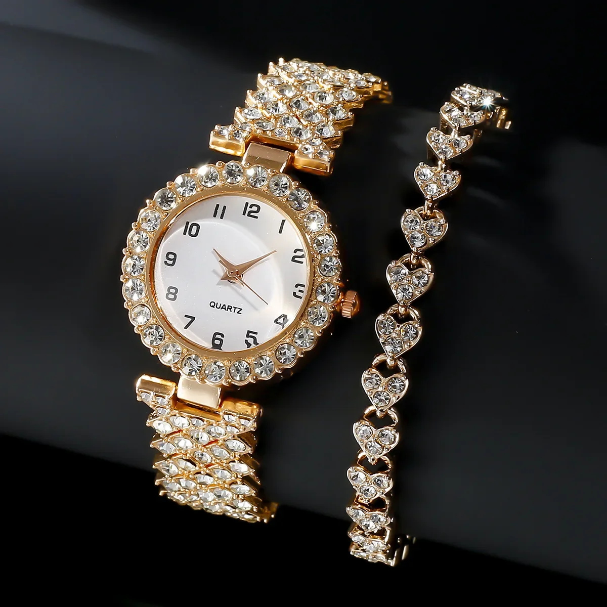 1pcs/2pcs Luxury Fashion Women - Jewels On Watches recension och pris