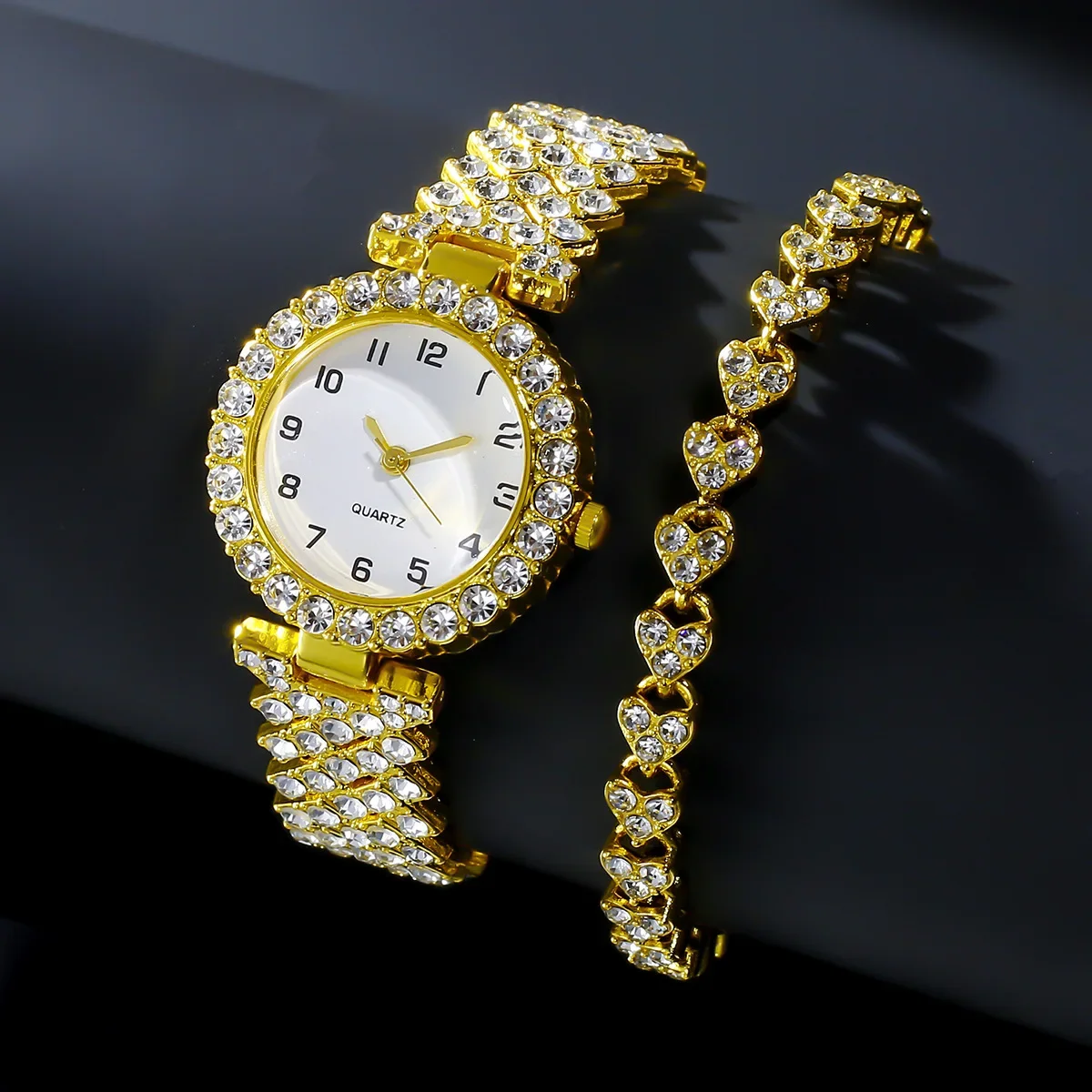 1pcs/2pcs Luxury Fashion Women - Jewels On Watches recension och pris