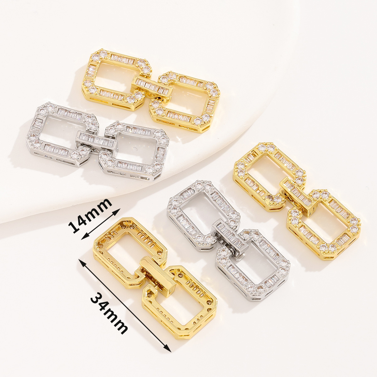 Juya 18K Gold Plated Decorativ - Charm Bracelet Beads recension och pris