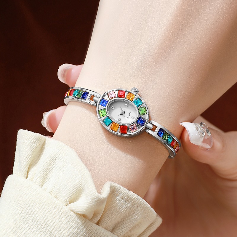 2pcs Elegant Colorful Rhinesto - Jewelry Box Watches Bracelets recension och pris