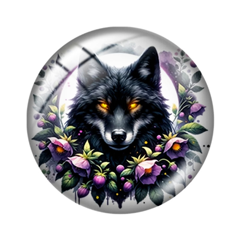 Watercolor Wolf  12/18/20/25mm - Wolf Jewelry & Watches Tampa recension och pris