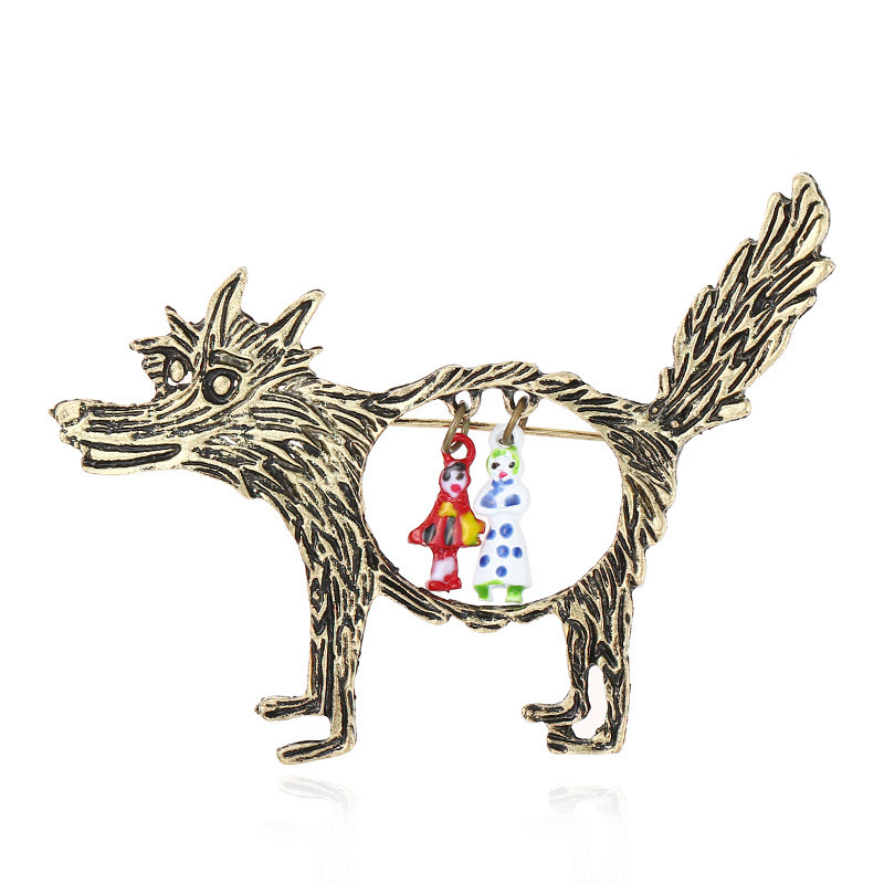 Vintage Wolf And Babies Little - Wolf Jewelry & Watches Tampa recension och pris