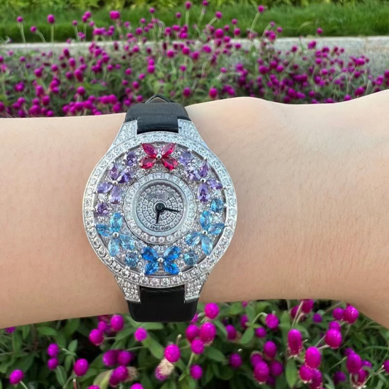 Luxury Colorful Women's Watch  - Jewels In Quartz Watches recension och pris