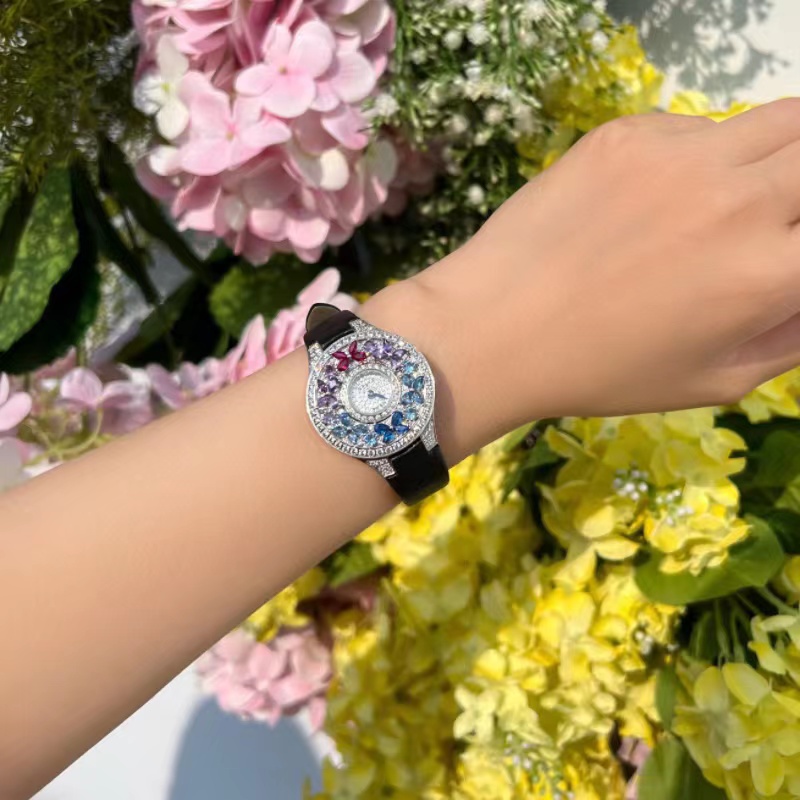Luxury Colorful Women's Watch  - Jewels In Quartz Watches recension och pris